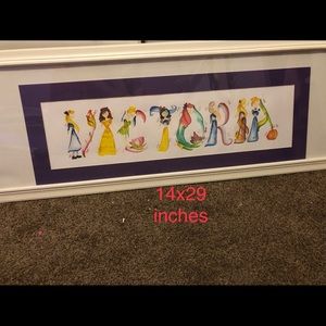 Disney Princess Name Sign “Victoria”